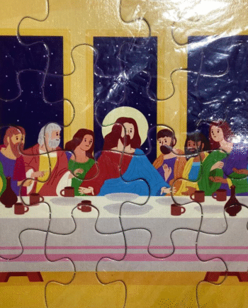 Quebra Cabeças 24 peças, Santa Ceia