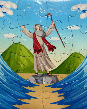 Quebra Cabeças 24 peças, Moisés e o Mar Vermelho